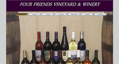 Desktop Screenshot of fourfriendsvineyard.com